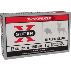 Cartouches Slug Winchester 12/70 Super-X 28 g x5 12/70 28g Rifled slug