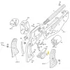 Pièces de remplacement pour Pedersoli modèles Remington PLUGGER (REM 09) - Réf Peder. : 0800100024