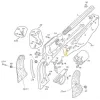 Pièces de remplacement pour Pedersoli modèles Remington TRIGGER AND BOLT SPRING SCREW (REM18)  - Réf Peder. : 0800100035