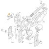 Pièces de remplacement pour Pedersoli modèles Remington VIS DE CHIEN PATTERN (REM28) - Réf Peder. : 0800100037