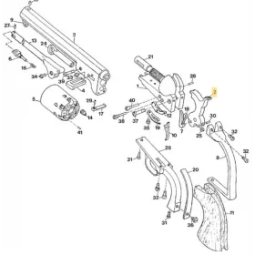 Pièces détachées pour Colt Army CHIEN COLT/ARMY - Réf Peder. : 080A000002
