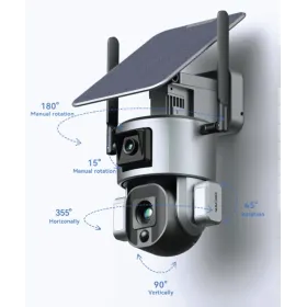 Num’Axes caméra 360° CAM1073 Wi-Fi 4K Caméra 1073