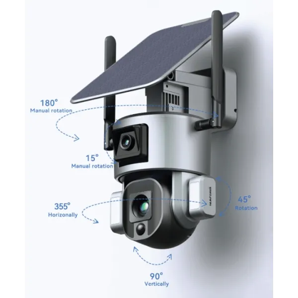 Num’Axes caméra 360° CAM1073 Wi-Fi 4K Caméra 1073