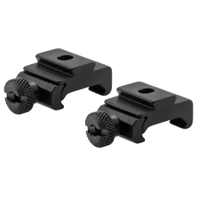 Adaptateur prisme de 21 mm et prisme de 11 mm Lunette 11 mm sur arme  21 mm