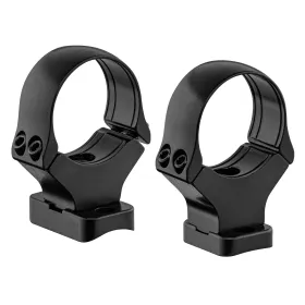 Anneaux droits fixe MAK 30mm Medium avec embases Tikka T3