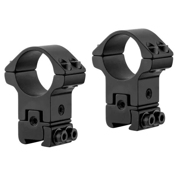 Colliers Sports Match pentés ajustable diam. 25.4 mm - rail de 11 mm - 0 à 50 MoA Colliers Sports Match ajustable Diam.2