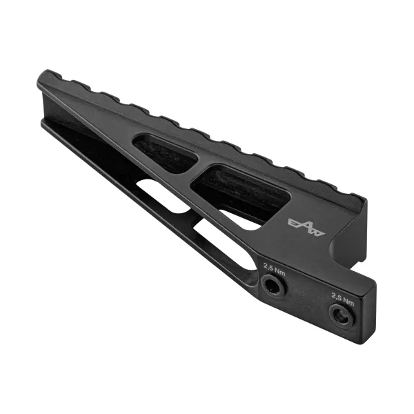 Fixation Picatinny pour le support tactique allemand GTM BH 33mm / Entrax 20mm /  Long : 105mm / KR 93mm