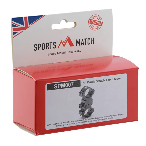 Montage Sports Match lampe pour lunette 1'' Montage lampe pour lunette 1'
