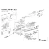Pièces détachées pour fusil à pompe Fabarm Martial FR 18'' (46cm) Insert de carcasse pour fixation rail Picatinny