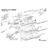 Pièces détachées fusil à pompe Fabarm O.D Green Barre d'armement complete fusil a pompe