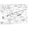 Pièces détachées de fusils de chasse superposé Fair Extracteur FAIR Cal.12 ref.216