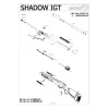 Pièces détachées GAMO Shadow IGT 19.9J 4.5 mm 30480 - Gamo Plaquette Droite de Crosse Viper
