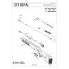 Pièces détachées Gamo CFX Royal  4.5 mm 90317 - Gamo Ressort Levier Culasse Cfx