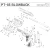 Pièces détachées Pistolet Gamo PT-85 Blowback Spring PT85-P25