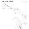 Pièces détachées Pistolet Gamo AF-10 & PR-45 Gamo Goupille d'Assemblage Diam.5 Pour Af10 Pr45 Compact