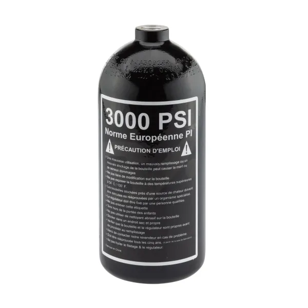 Bouteille air comprimé alu 0. 8l pour le paintball