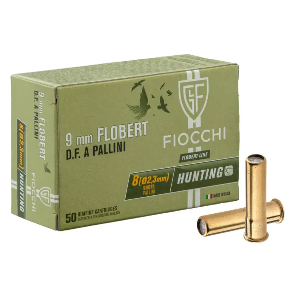 Cartouches 9 mm Flobert à grenaille de plomb Numéro 10