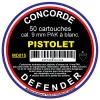 Boîte de 50 cartouches cal. 9 mm PAK à blanc Munitions 9 mm PAK à blanc