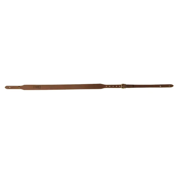 Bretelle fusil en cuir pleine fleur, boutons - Country Sellerie