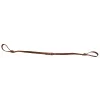 Bretelle cuir pleine fleur double lasso plate - Country Sellerie