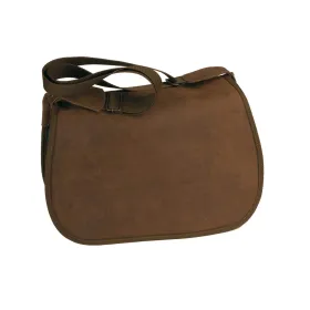 Gibecière cuir croupon ciré Grand modèle