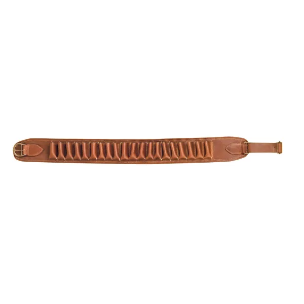 Cartouchière cuir gras à tubes pour cartouches 12 ou 20 - Country Sellerie 20 tubes cal.12