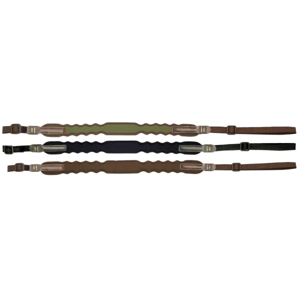 Bretelle à fusil lancéolée néoprène à boucle standard - Niggeloh Noir