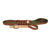 Longe pour chien de sang orange et verte - Niggeloh Largeur : 13 mm
