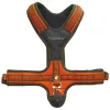 Harnais néoprène orange pour chien - Niggeloh Taille M / Tour de cou : 49 cm/ ventre : 54/91 cm.