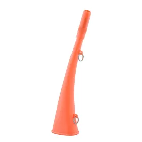Corne d'appel 25 cm ABS orange fluo - Elless