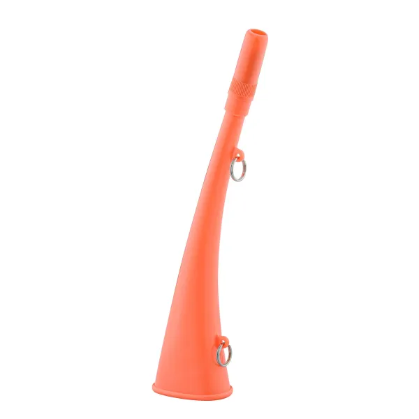 Corne d'appel 25 cm ABS orange fluo - Elless