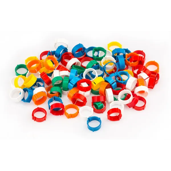 Bagues de repérage clips par 100 Bagues de repérage - Diamètre 16 mm