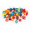 Bagues de repérage clips par 100 Bagues de repérage - Diamètre 16 mm