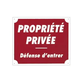Panneau akilux ''Propriété privée'' 30 x 25 cm Akilux
