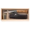 Coffret couteau Opinel numéro 8 - bois d'olivier