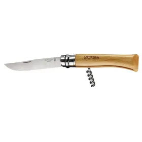 Couteau Opinel numéro 10 - décapsuleur tire-bouchon OPINEL COUTEAU TIRE BOUCHON-DECAPSULEUR  N°10