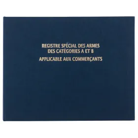 Registre des armes catégories A et B Registre