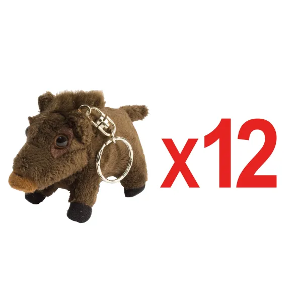 Porte clefs peluche sanglier
