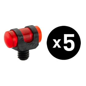 Guidon fluo rouge à visser Diam. 2,6 mm
