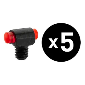 Guidon fluo micro rouge à visser Diam. 2,6 mm