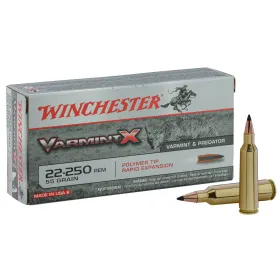Munition grande chasse Winchester Cal. 22-250 REM Balle Pointed Soft Point