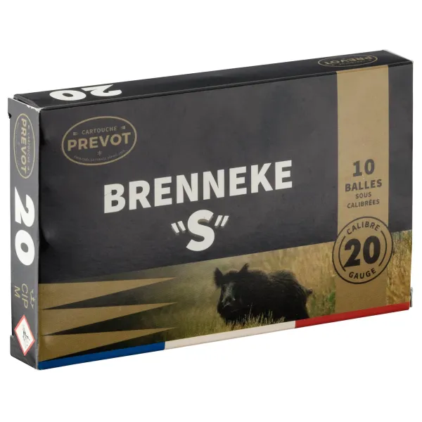 Cartouches Prevot à balle Brenneke-S - Cal. 20 BRENNEKE S Cal.20-76