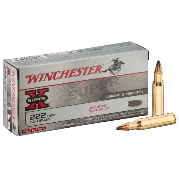 Munition grande chasse Winchester Cal. 222 REM