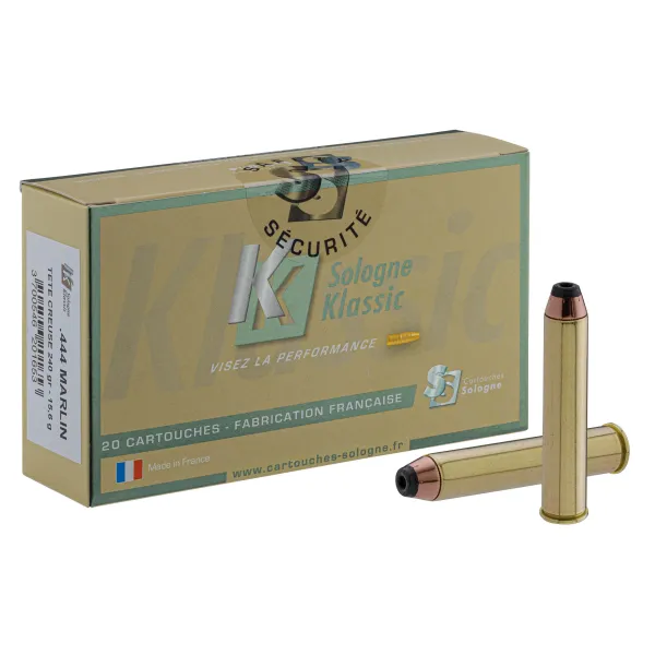 Munition à percussion centrale Benett Cal. 444 Marlin Cal.444 Marlin HP
