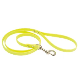 Laisse 1,20 m Biothane jaune fluo pour chien - Country Jaune