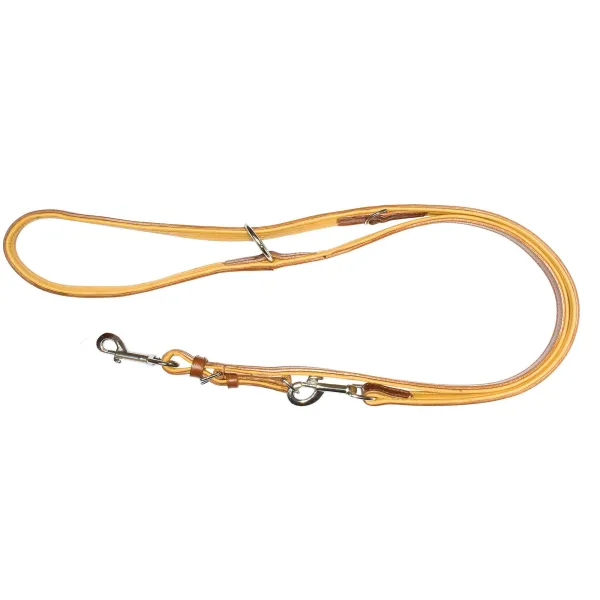Laisse de dressage cuir marron - Heim