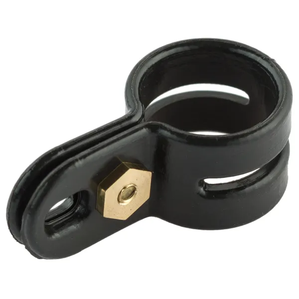 Bagues d'attache en plastique oie Attache oie noire - Diamètre 16 mm
