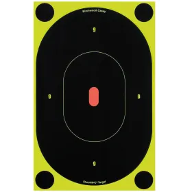 Cibles Shoot-N-C silhouette packs - Birchwood Casey 5 cibles 23 cm + 15 cibles 10 cm + 100 pastilles noires