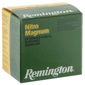 Cartouches Remington Nitro Magnum longue distance - Cal. 20/76 Remington NITRO  cal 20-76, culot de 16, 53 gr, N°4