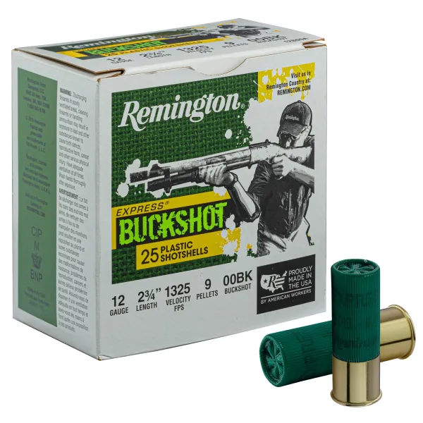 Cartouches Remington Chevrotines - Cal. 12/70 Remington Chevrotine  cal 12-70, 9 gr
